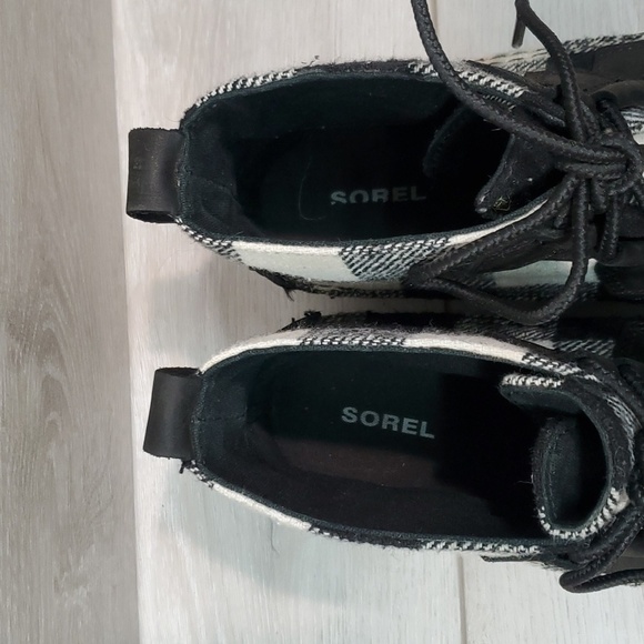 Sorel Women Madewell X Out N About Ankle Plaid Duck Saltwater Boots shoe - Picture 7 of 13